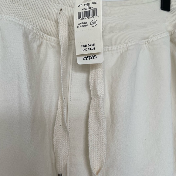 NWT Aerie Soft Landing wide leg Trouser cream XL Regular - Picture 4 of 7